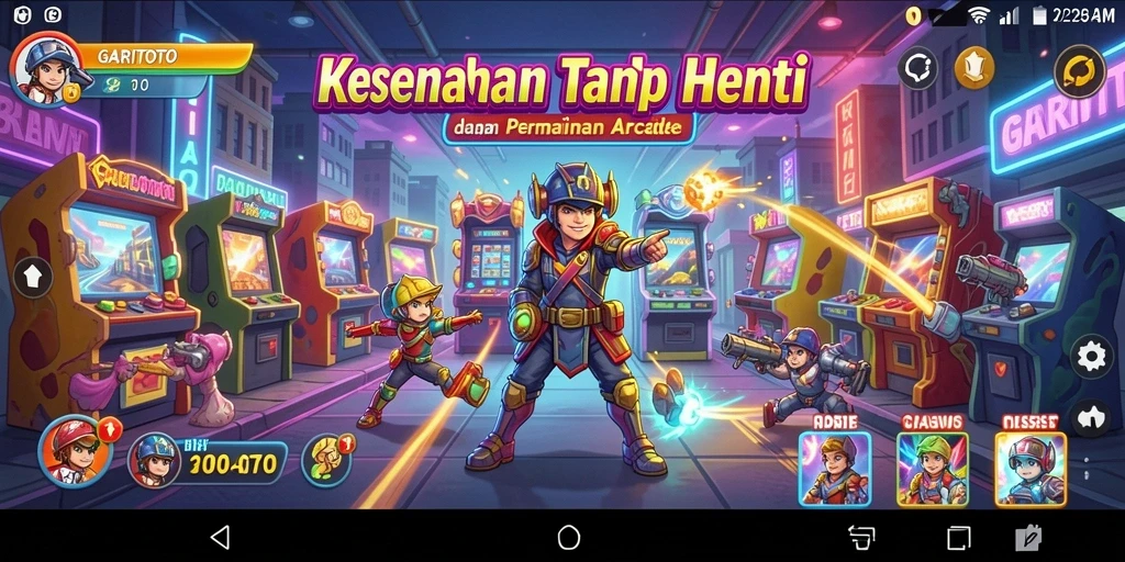 Tampilan gameplay seru dari GARITOTO yang penuh tantangan.