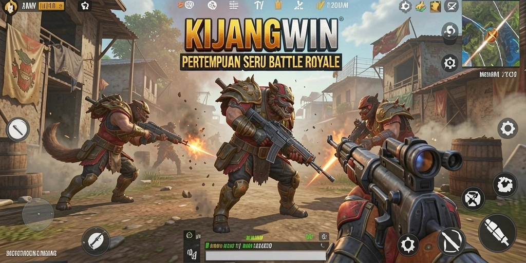Tampilan gameplay menarik dan mendebarkan dari KIJANGWIN.