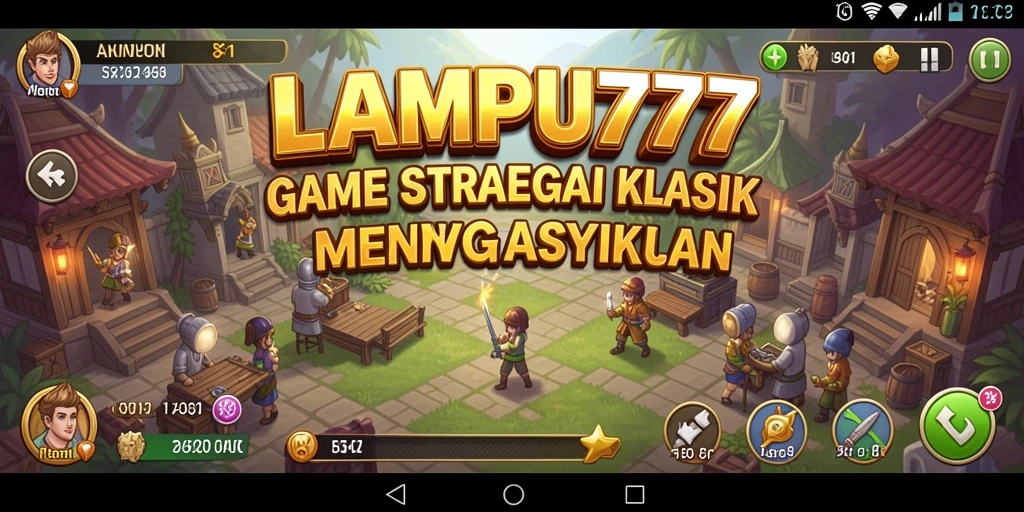 Tangkapan layar menampilkan aksi strategis dalam game LAMPU777.